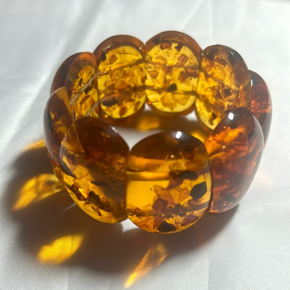 Natural Baltic Amber Bracelet.